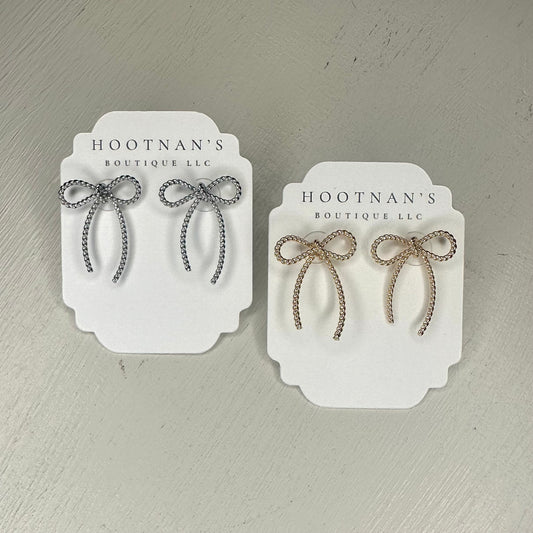 Rope Bow Earrings