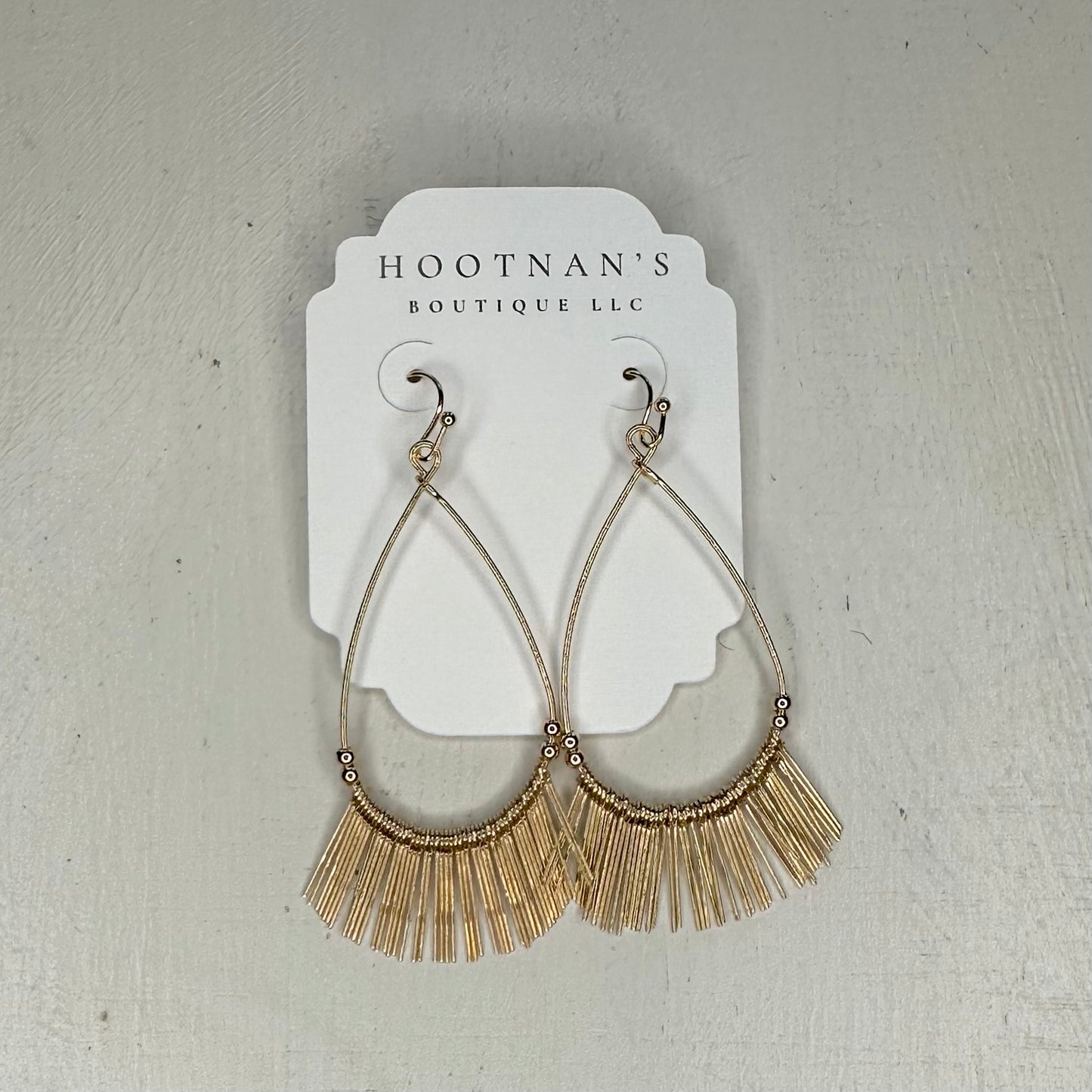 Metal Fringe Earrings