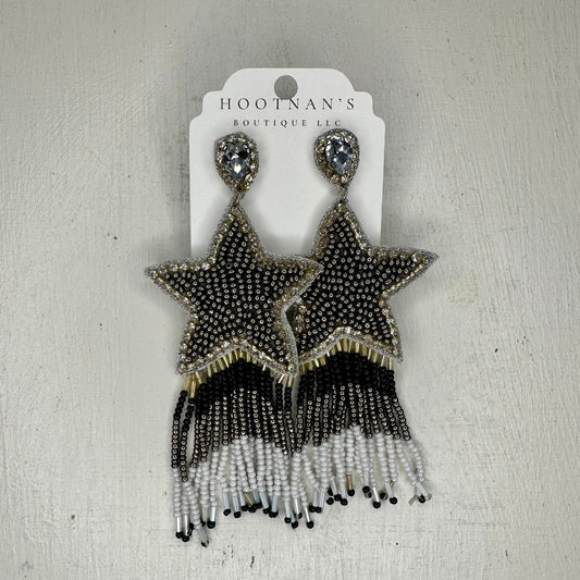 Star Beaded Fringe Dangle