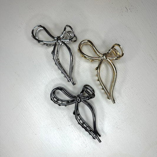 Bow Hair Claw Clip